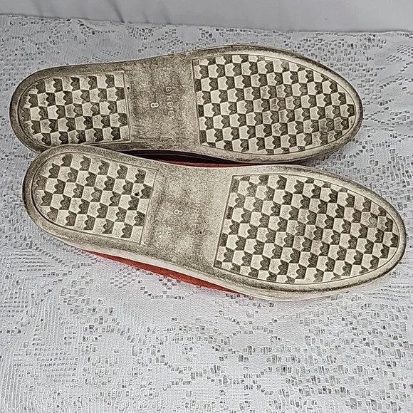 Birdies Swift leather burnt orange slip on loafer flats shoes sz 8 - Picture 10 of 11